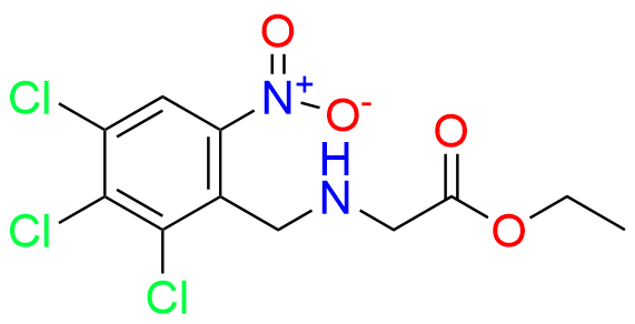 2-((2,3,4-Trichloro-6-nitrobenzyl)amino)acetic acid ethyl ester