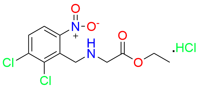 2-((2,3-dichloro-6-nitrobenzyl)amino)acetic acid ethyl ester
