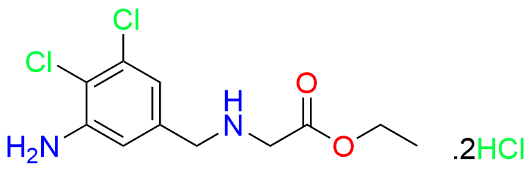 2-((3-amino-4,5-dichlorobenzyl)amino)acetic acid ethyl ester