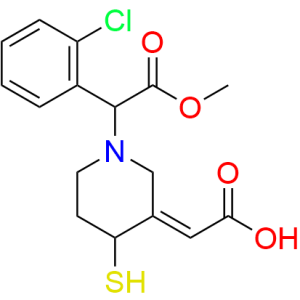 trans-Clopidogrel Thiol Metabolite (Mixture of Diastereomers)